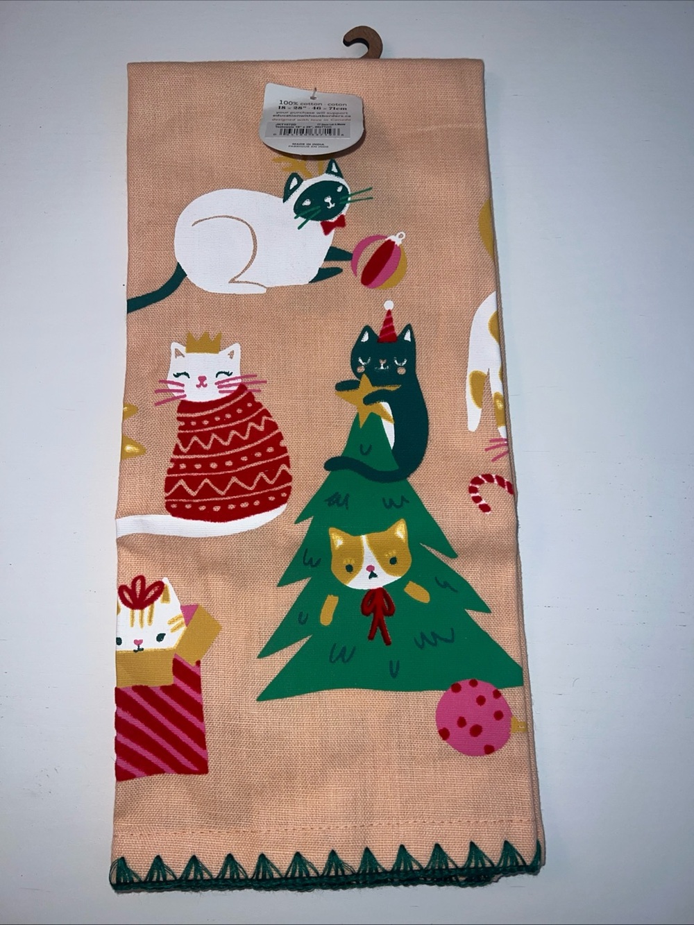 Danica Jubilee Decorative Dishtowel "Let It Meow" design - no Longer In Stores